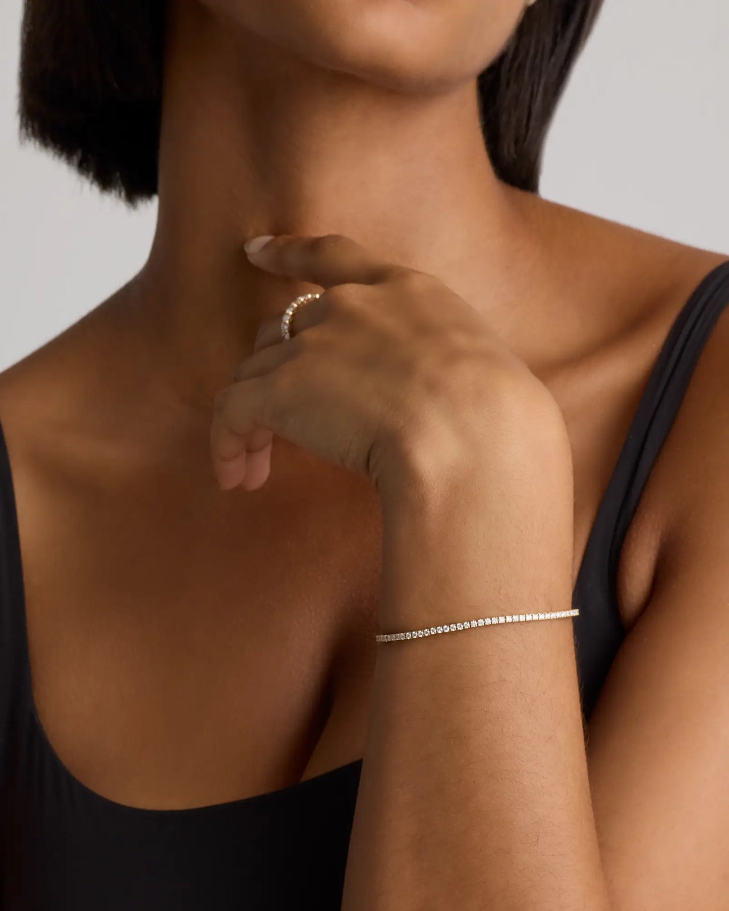 14K Gold Standford Diamond Tennis Bracelet