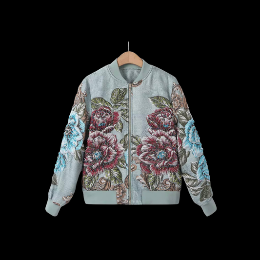 CRFTD Embroidered Bomber Jacket